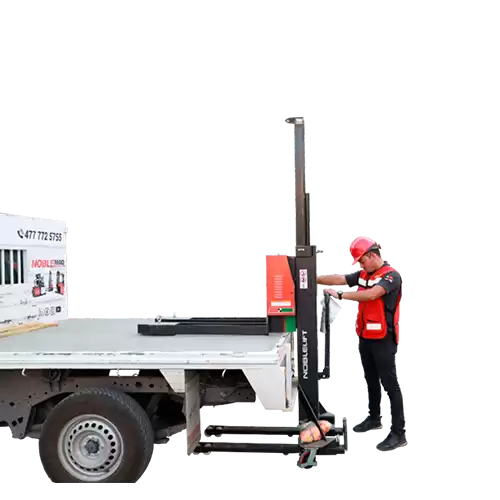 componentes de un apilador electrico