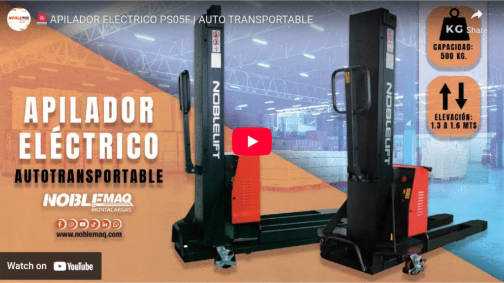 VIDEO APILADOR SEMELECTRICO AUTOTRANSPORTABLE