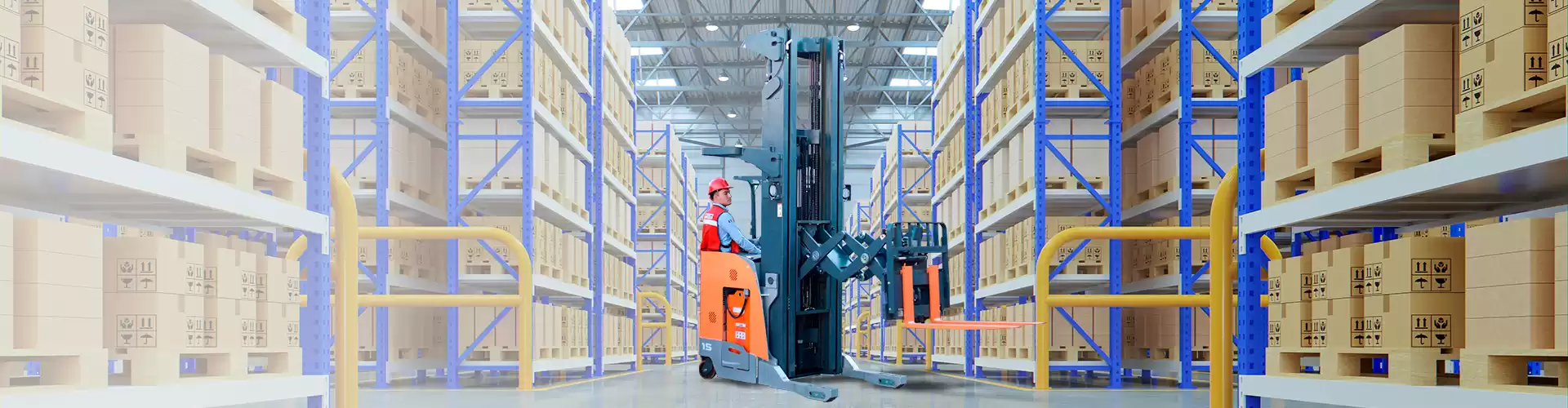 montacargas para pasillo angosto banner