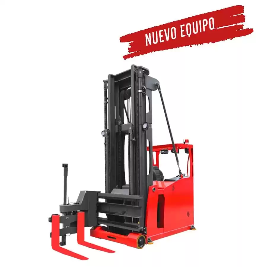 montacargas trilateral